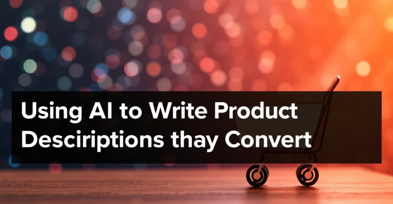 Using AI to Write Product Descriptions that Convert